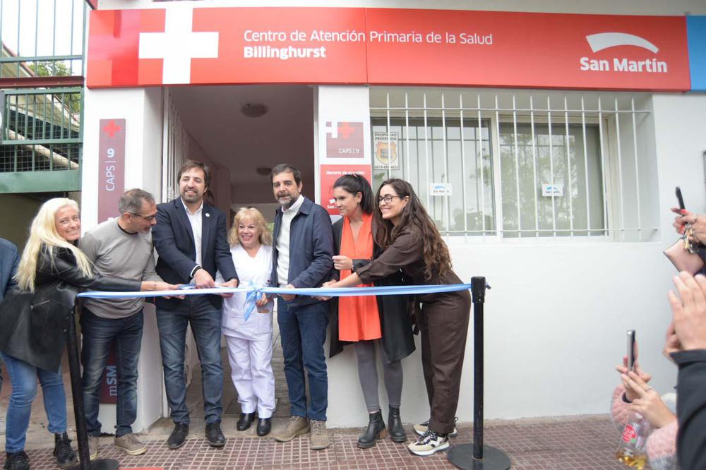 Fernando Moreira y Nicolás Kreplak inauguraron el nuevo Centro de Salud de Billinghurst