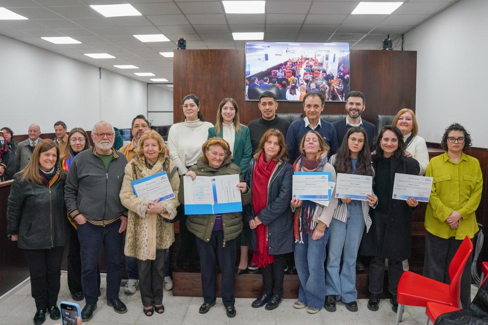 San Martín reconoció a distintas instituciones y personalidades de la ciudad