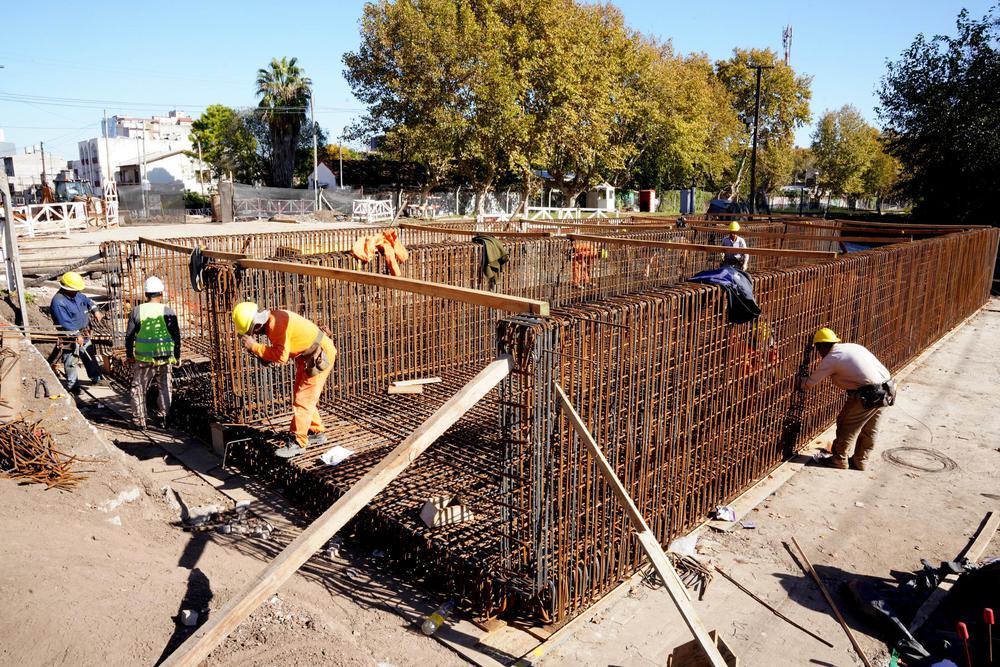 Avanza la construcción del Paso Bajo Nivel de Perdriel
