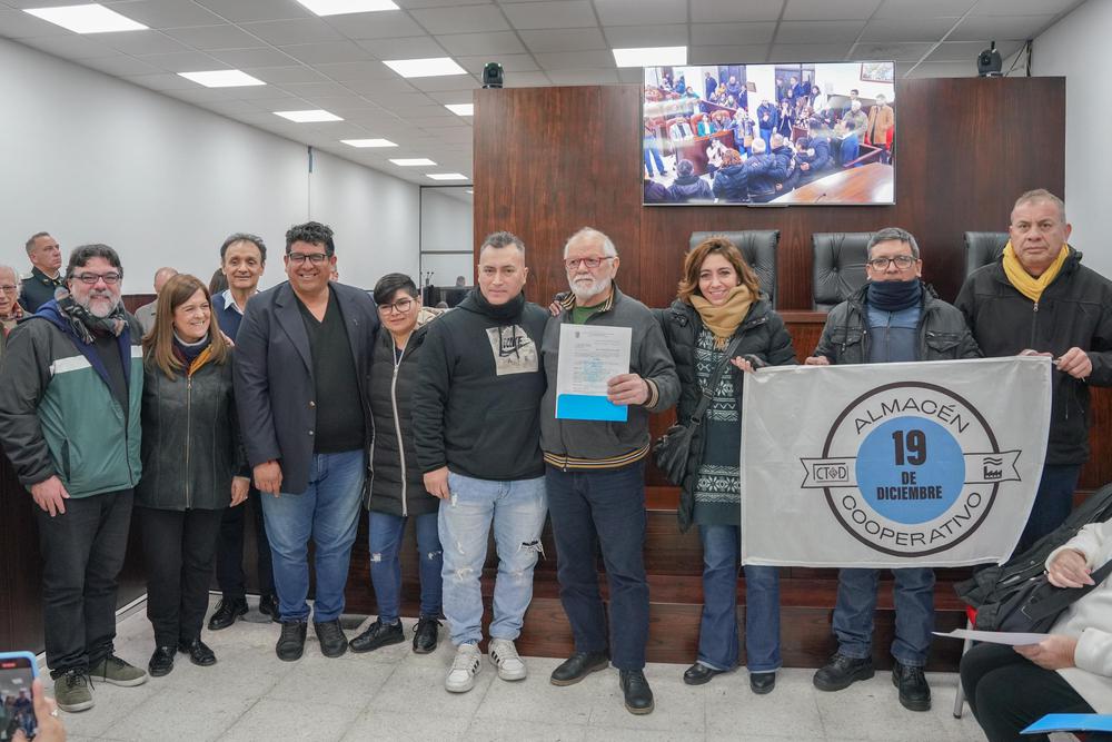 También se declaró de Interés Legislativo la experiencia del Espacio 19 de Diciembre