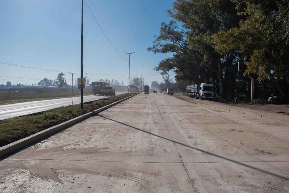 AVANCE OBRA EN LA RUTA 24-4