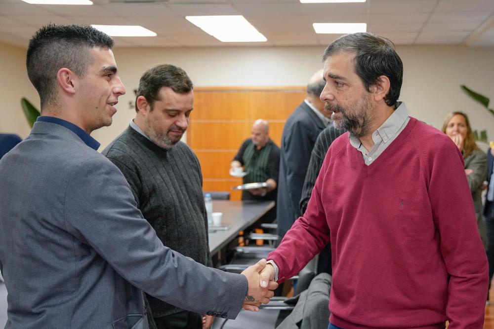 Fernando Moreira recibió a empresarias y empresarios de San Martín para presentar el Censo Industrial