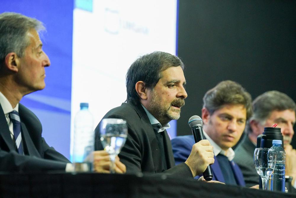 Fernando Moreira y Axel Kicillof inauguraron el Primer Congreso de Educación de San Martín