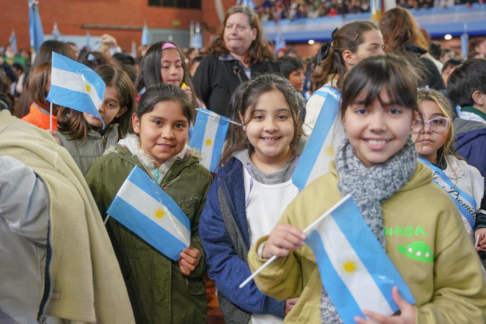 El Municipio organiza todos los años este gran encuentro de promesa a la bandera