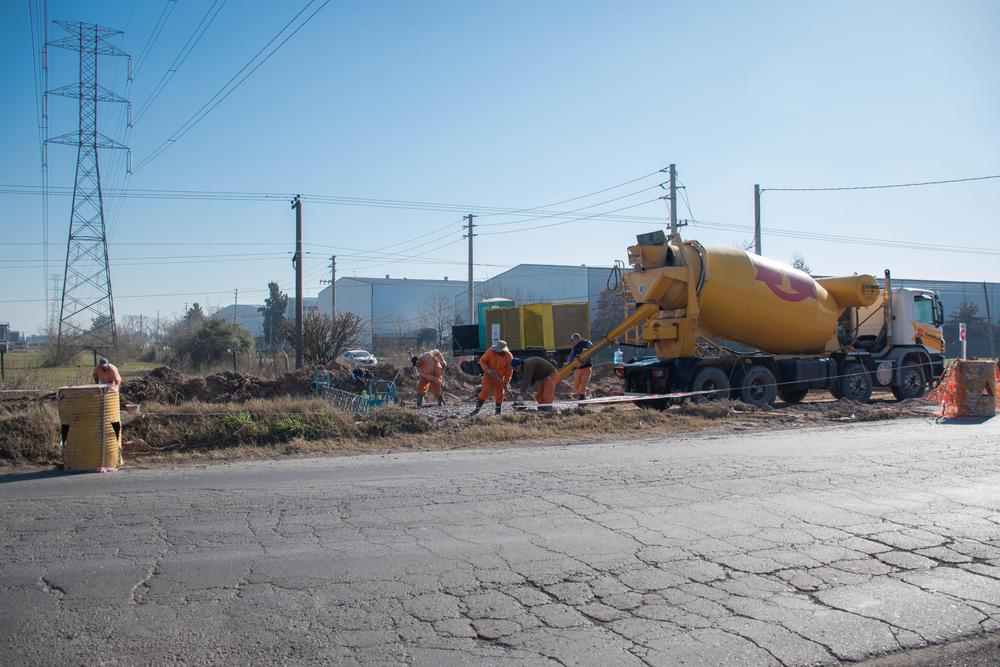 AVANCE OBRA EN LA RUTA 24-7
